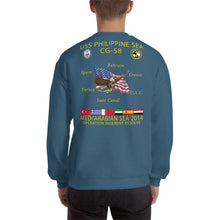 Load image into Gallery viewer, USS Philippine Sea (CG-58) 2014 Cruise Sweatshirt