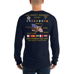 USS John F. Kennedy (CV-67) 2004 Final Long Sleeve Cruise Shirt