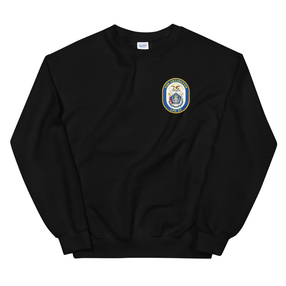 USS Arlington (LPD-24) Ship's Crest Sweatshirt