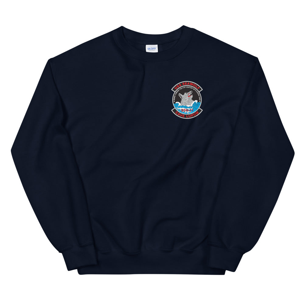 USS Seawolf (SSN-21) Ship's Crest Sweatshirt