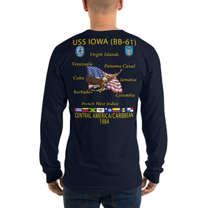 USS Iowa (BB-61) 1984 Long Sleeve Cruise Shirt