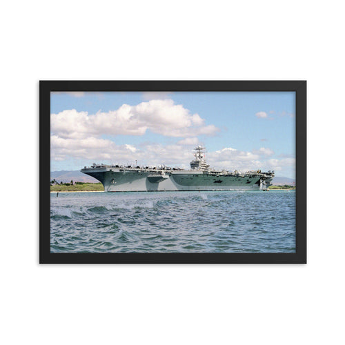 USS Abraham Lincoln (CVN-72) Framed Ship Photo