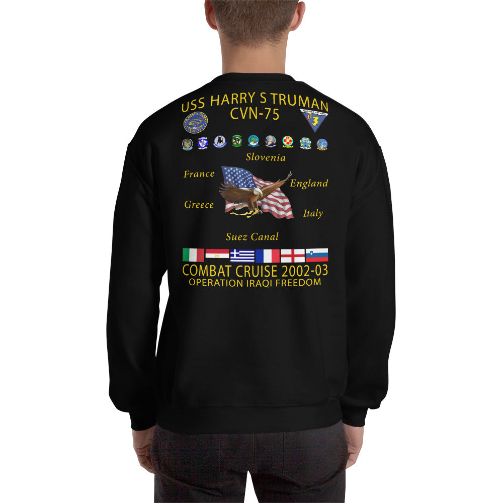USS Harry S. Truman (CVN-75) 2002-03 Cruise Sweatshirt