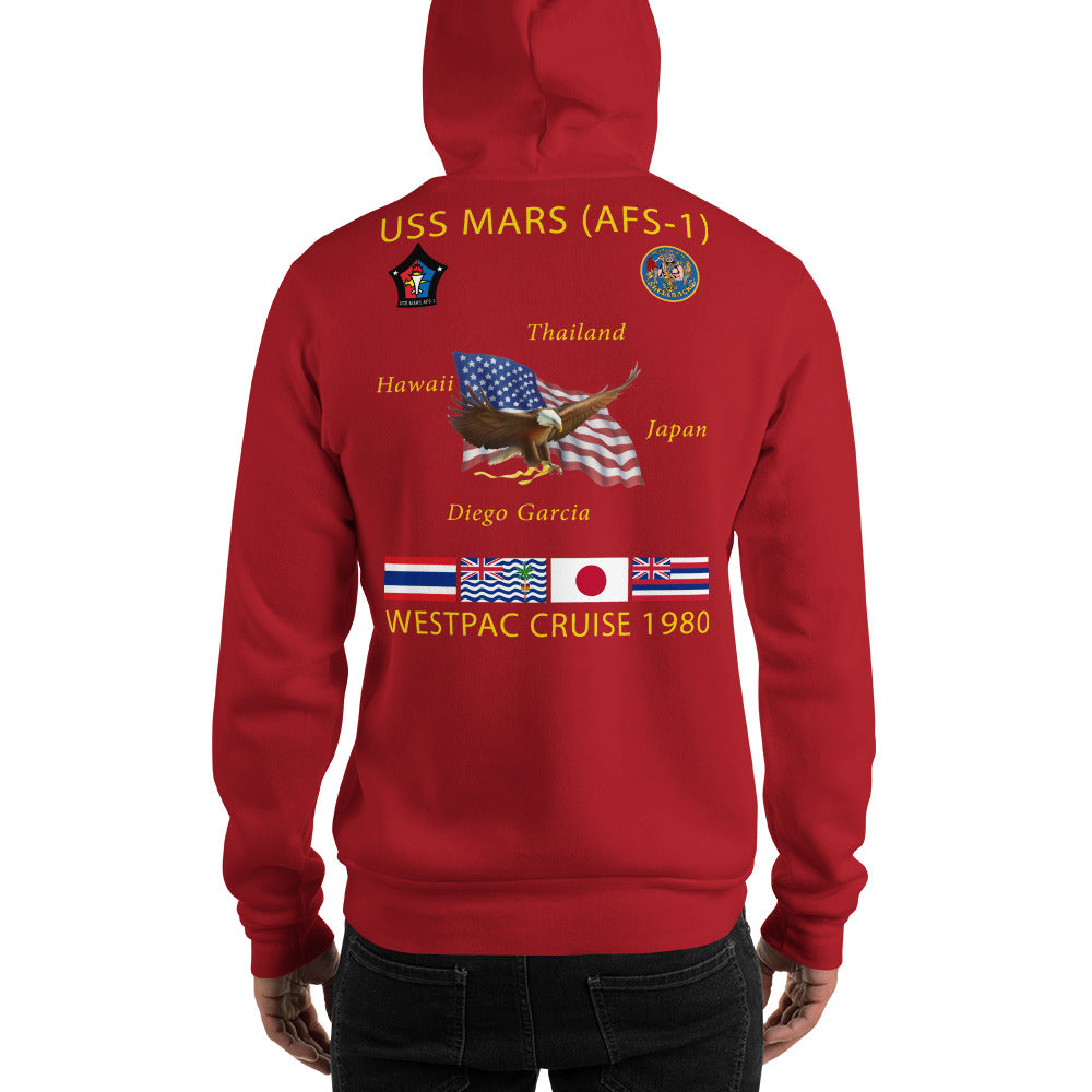 USS Mars (AFS-1) 1980 Cruise Hoodie