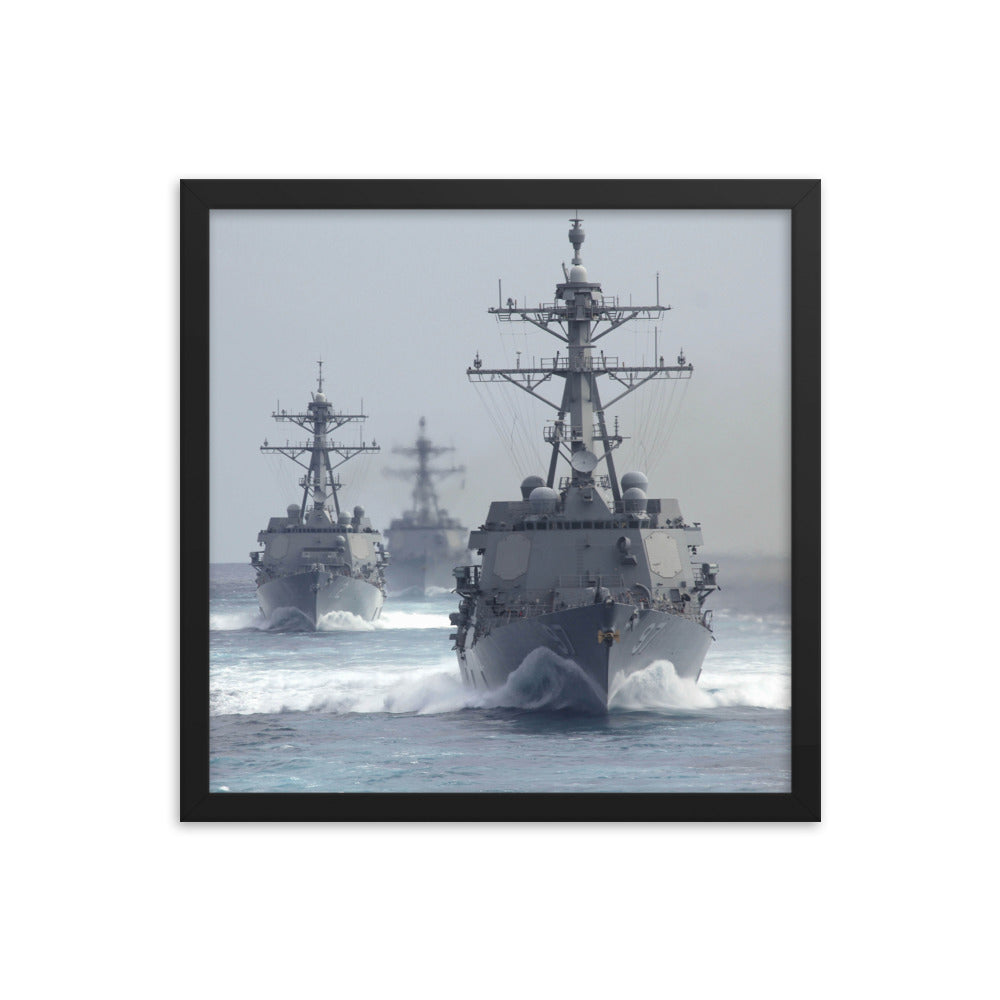 USS Halsey (DDG-97) Framed Ship Photo