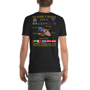 USS Harry S. Truman (CVN-75) 2015-16 Cruise Shirt