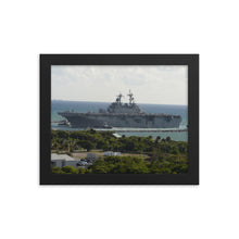 Load image into Gallery viewer, USS Wasp (LHD-1) Framed Ship Photo