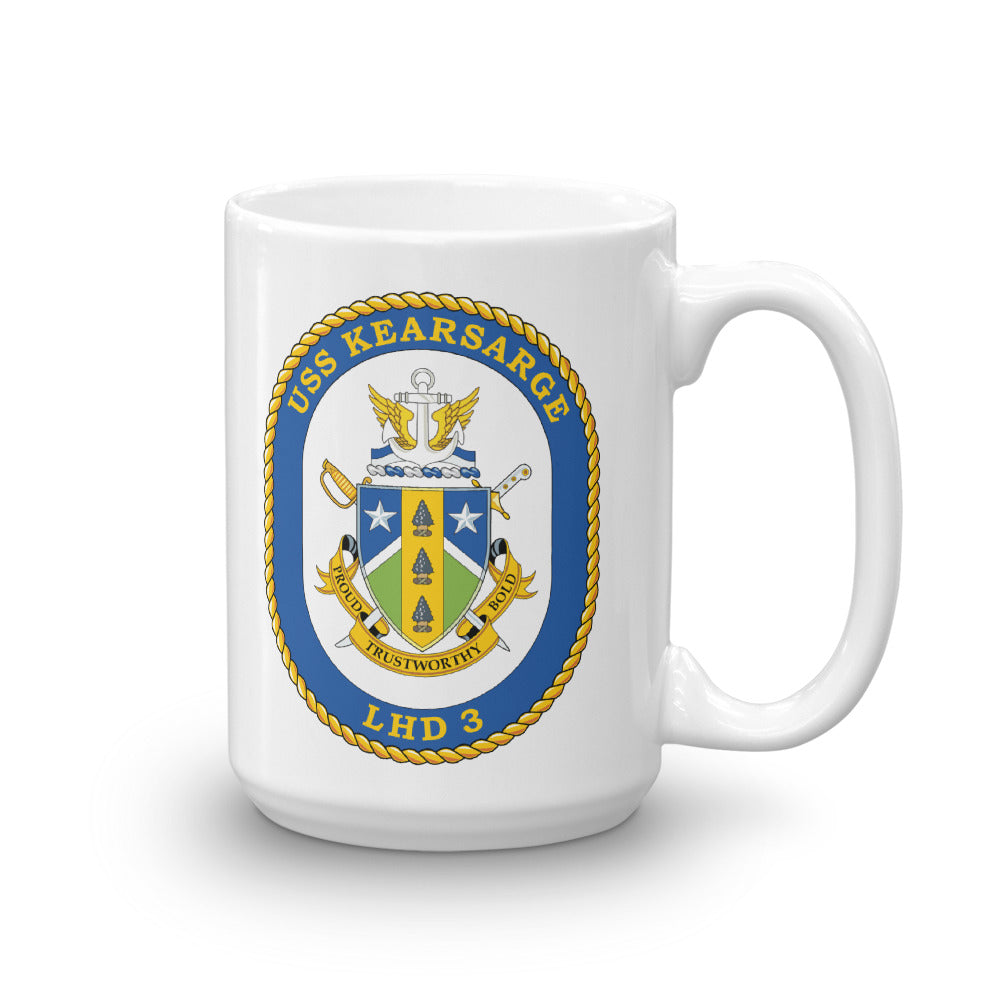 USS Kearsarge (LHD-3) Ship's Crest Mug