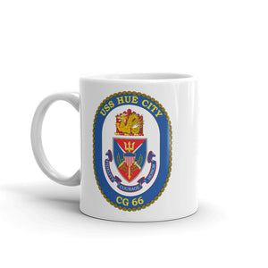 USS Hue CIty (CG-66) Ship's Crest Mug