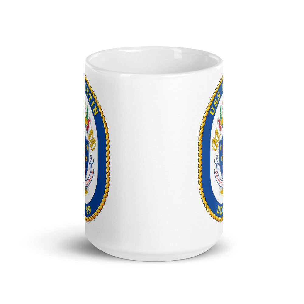 USS Mustin (DDG-89) Ship's Crest Mug