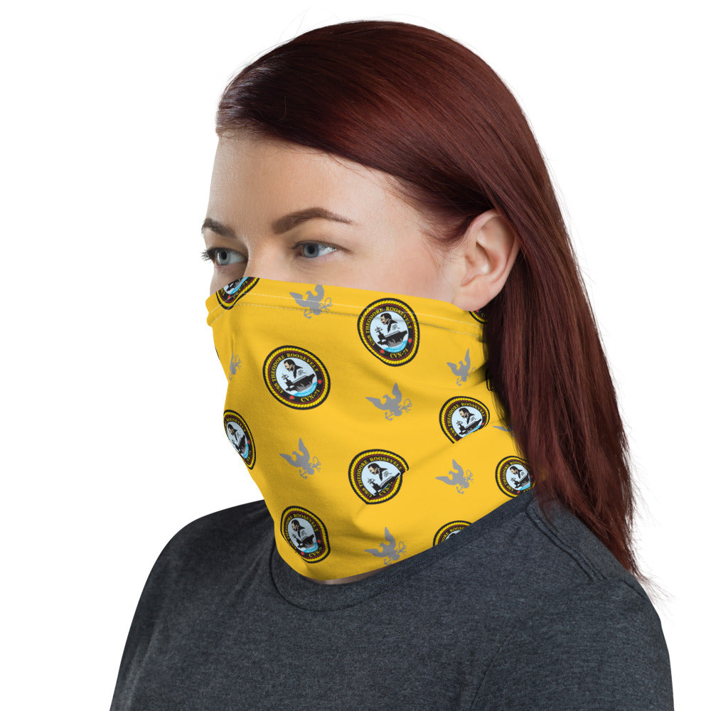 USS Theodore Roosevelt (CVN-71) w/ Eagle Neck Gaiter - Gold