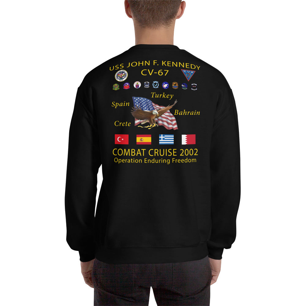 USS John F. Kennedy (CV-67) 2002 Cruise Sweatshirt