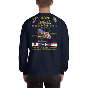 USS Ranger (CVA-61) 1972-73 Cruise Sweatshirt