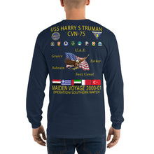 Load image into Gallery viewer, USS Harry S. Truman (CVN-75) 2000-01 Long Sleeve Cruise Shirt