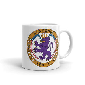 USS Ponce (LPD-15) Ship's Crest Mug