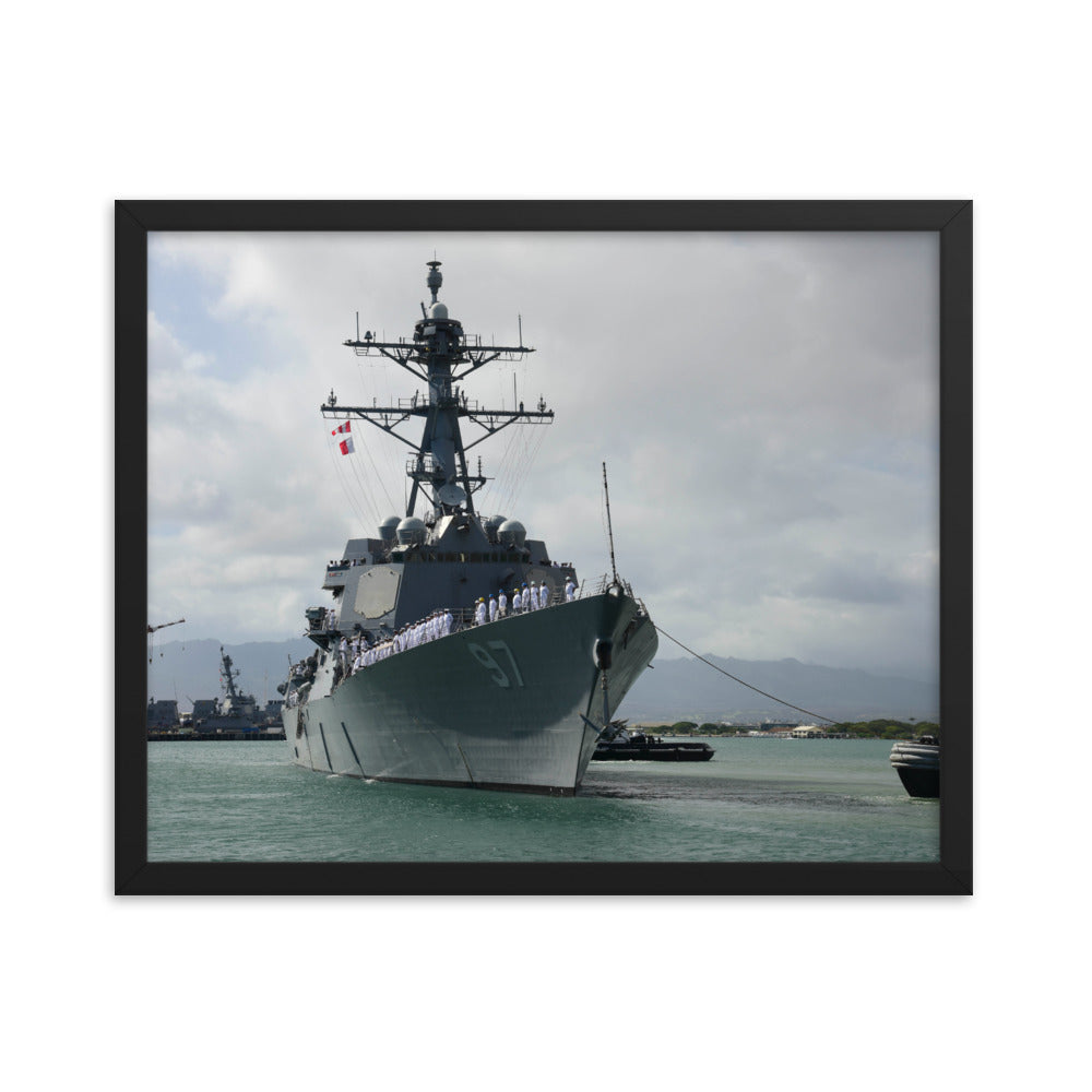 USS Halsey (DDG-97) Framed Ship Photo