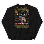 USS Abraham Lincoln (CVN-72) 2002-03 Cruise Sweatshirt - Family