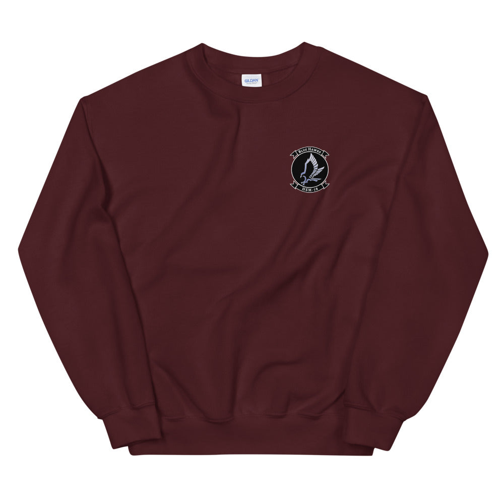 HSM-78 Blue Hawks Squadron Crest Sweatshirt