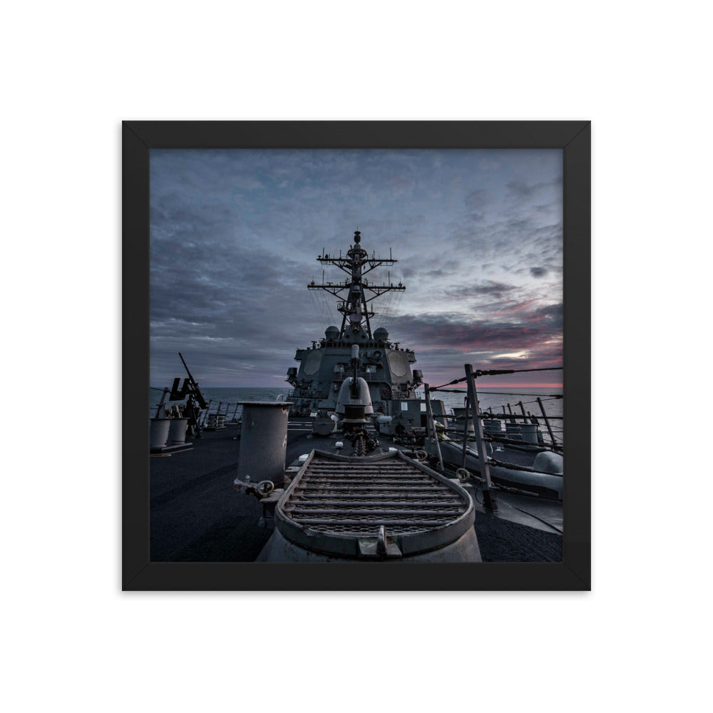 USS Carney (DDG-64) Framed Ship Photo