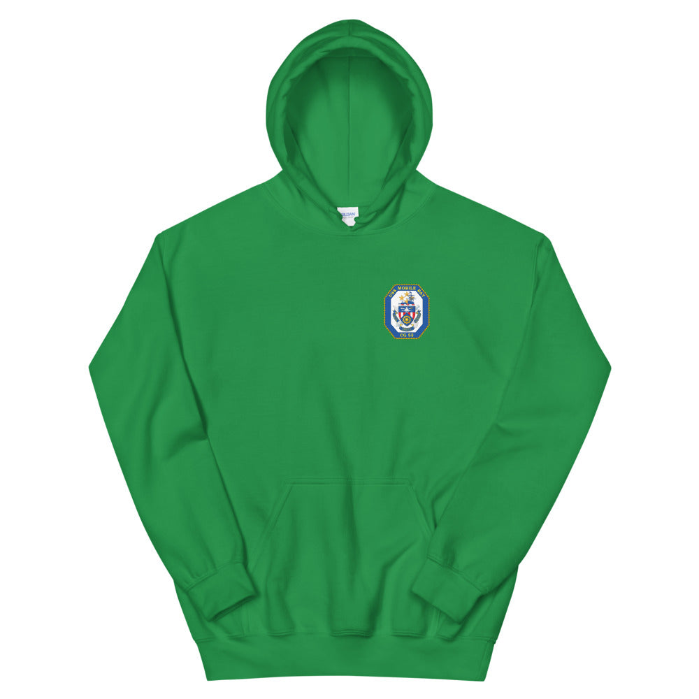 USS Mobile Bay (CG-53) Ship's Crest Hoodie