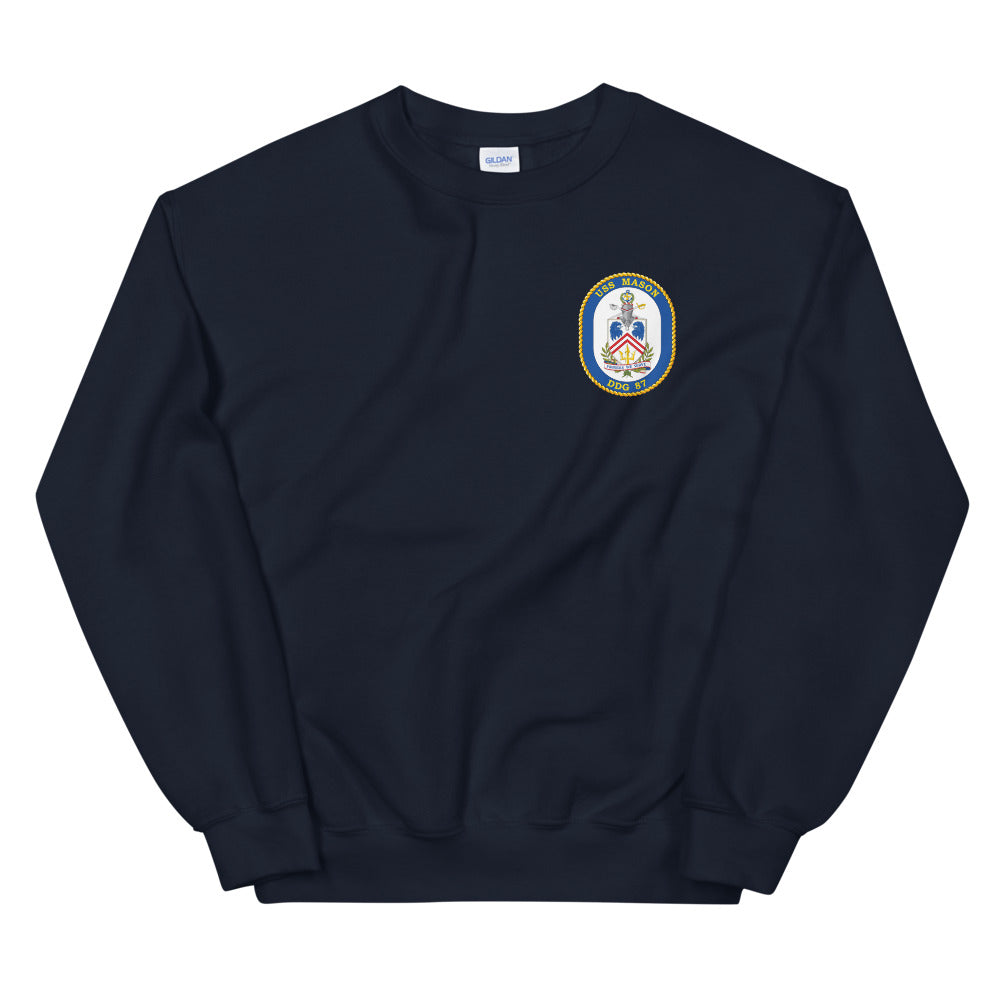 USS Mason (DDG-87) Ship's Crest Sweatshirt