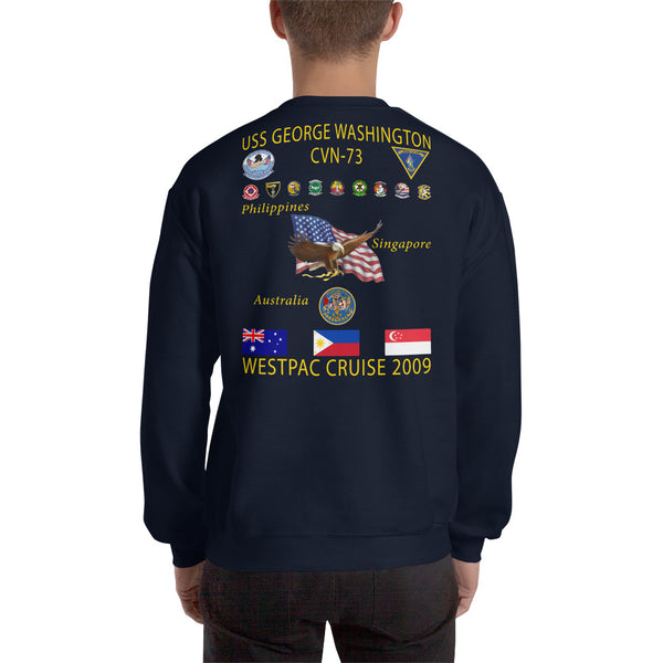 USS George Washington (CVN-73) 2009 Cruise Sweatshirt