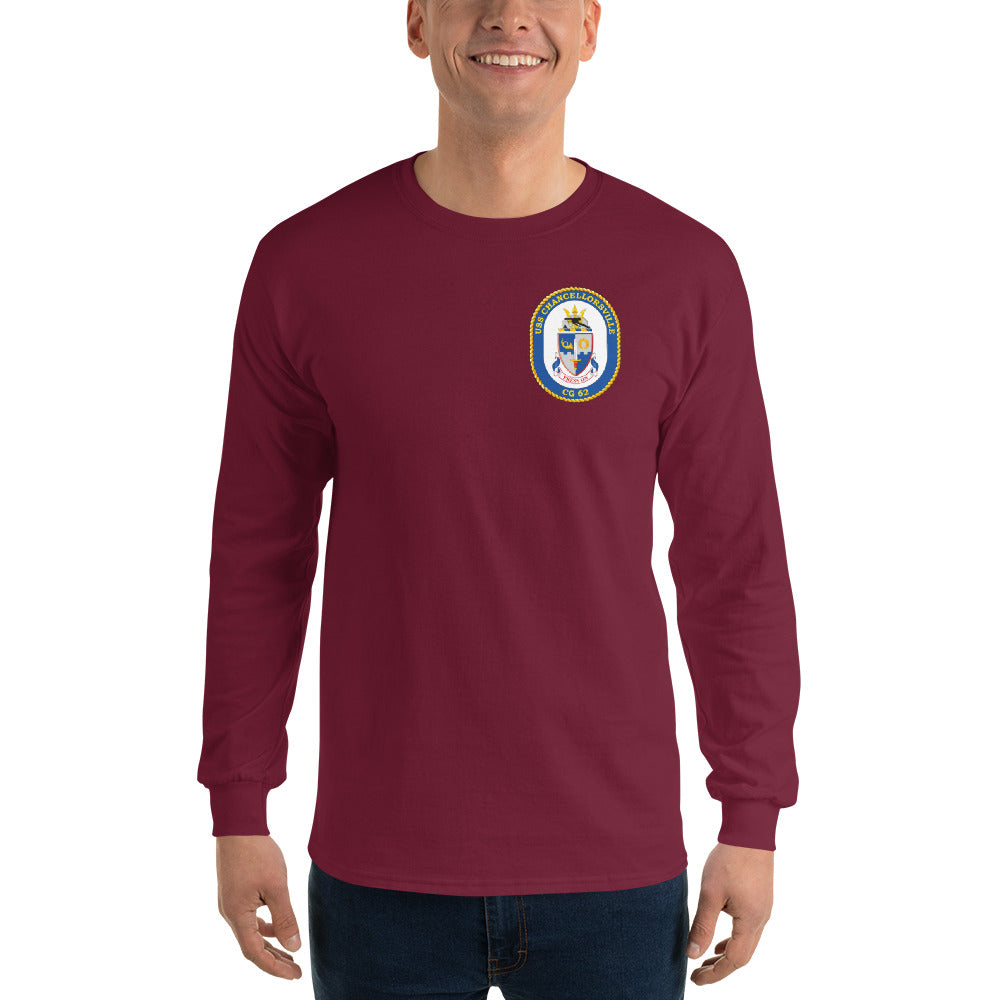 USS Chancellorsville (CG-62) 1995 Long Sleeve Cruise Shirt