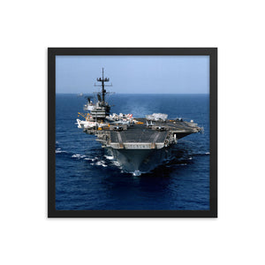 USS Saratoga (CV-60) Framed Ship Photo