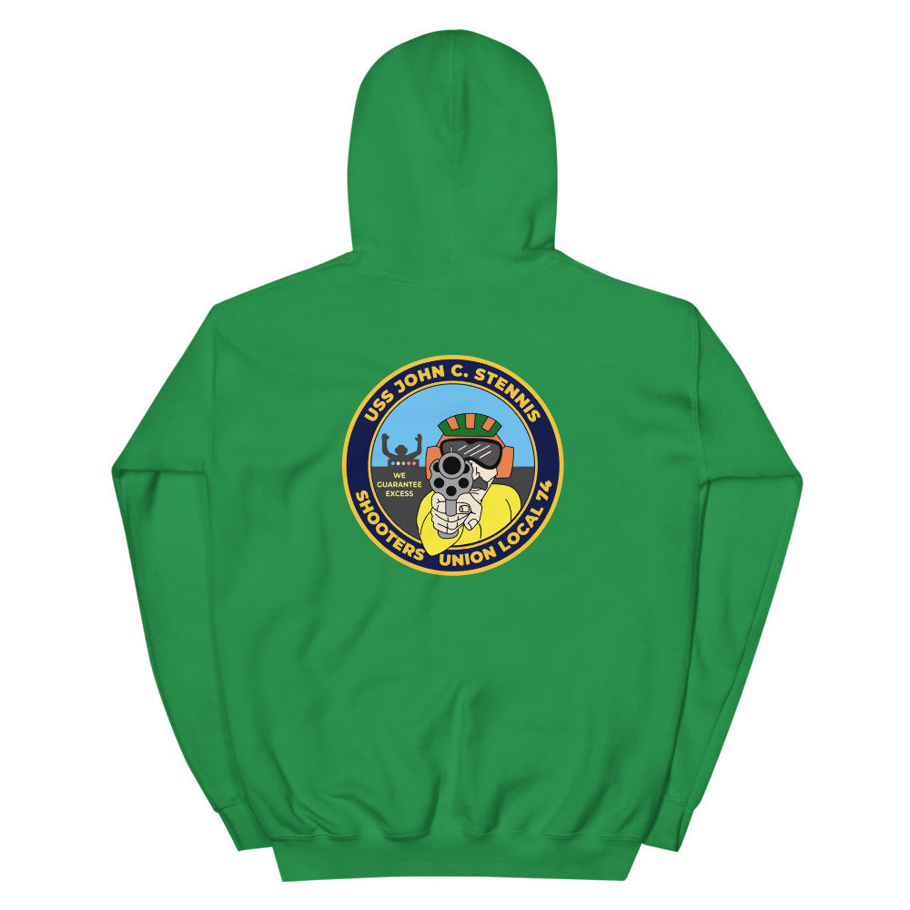 USS John C. Stennis (CVN-74) Shooters Union Local 74 Hoodie