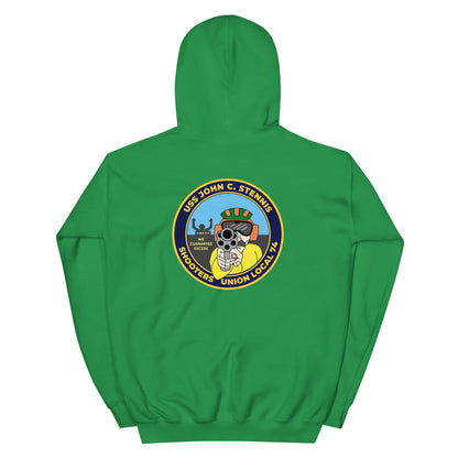 USS John C. Stennis (CVN-74) Shooters Union Local 74 Hoodie