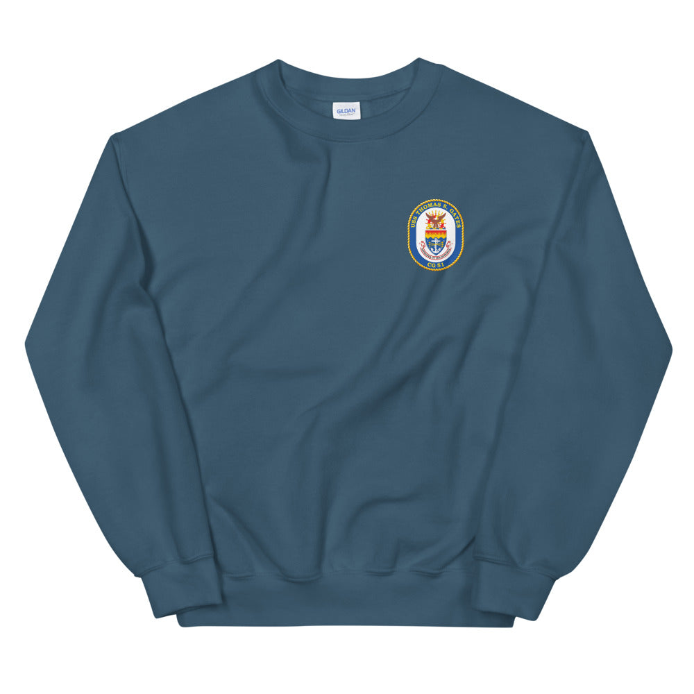 USS Thomas S. Gates (CG-51) Ship's Crest Sweatshirt