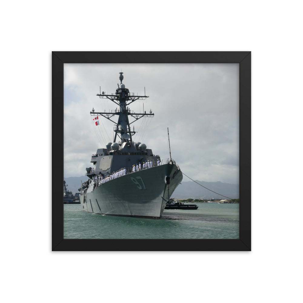 USS Halsey (DDG-97) Framed Ship Photo
