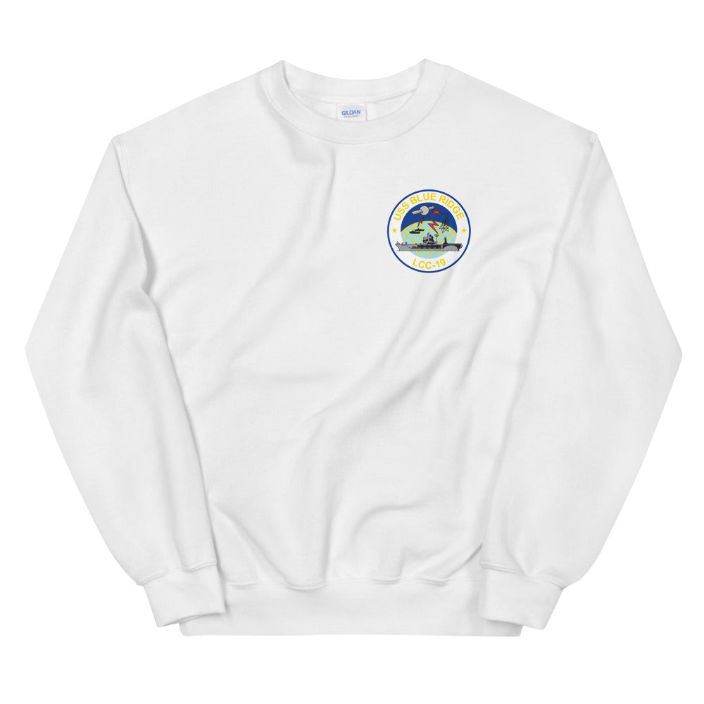 USS Blue Ridge (LCC-19) Ship's Crest Sweatshirt