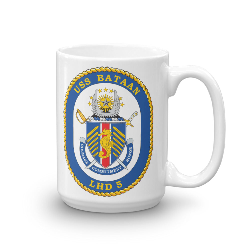 USS Bataan (LHD-5) Ship's Crest Mug