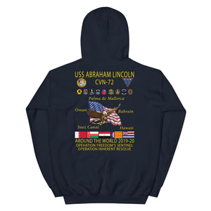 USS Abraham Lincoln (CVN-72) 2019-20 Cruise Hoodie