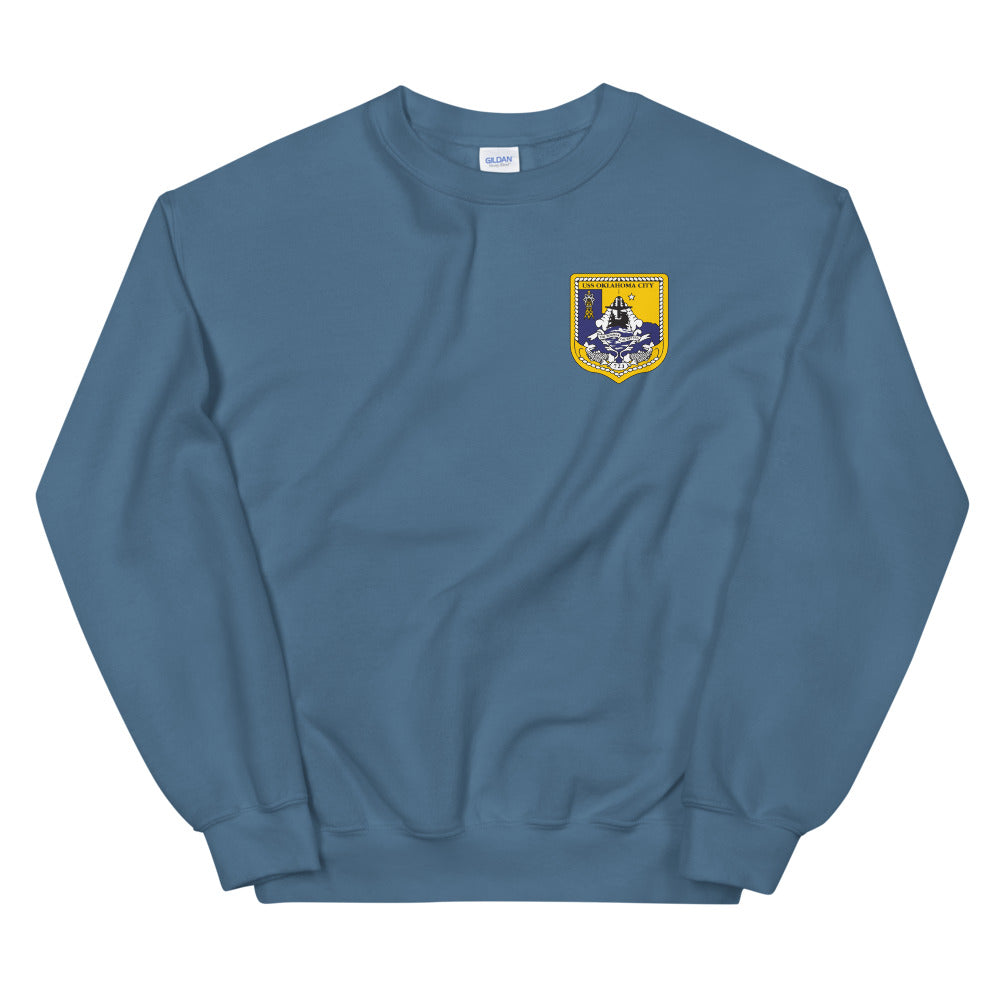 USS Oklahoma City (SSN-723) Ship's Crest Sweatshirt