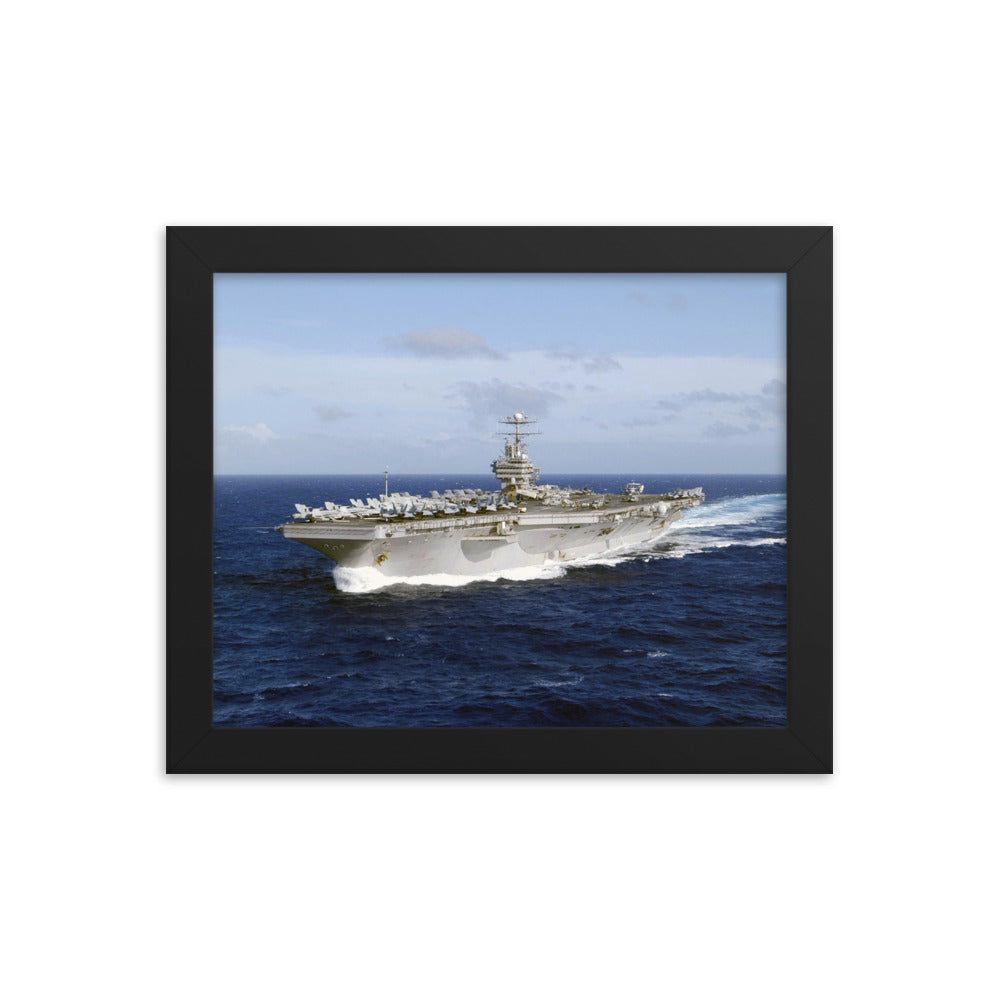 USS Abraham Lincoln (CVN-72) Framed Ship Photo