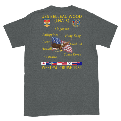 USS Belleau Wood (LHA-3) 1984 Cruise Shirt