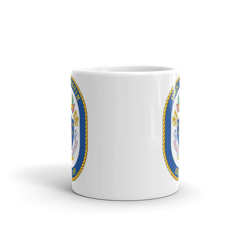 USS Mustin (DDG-89) Ship's Crest Mug