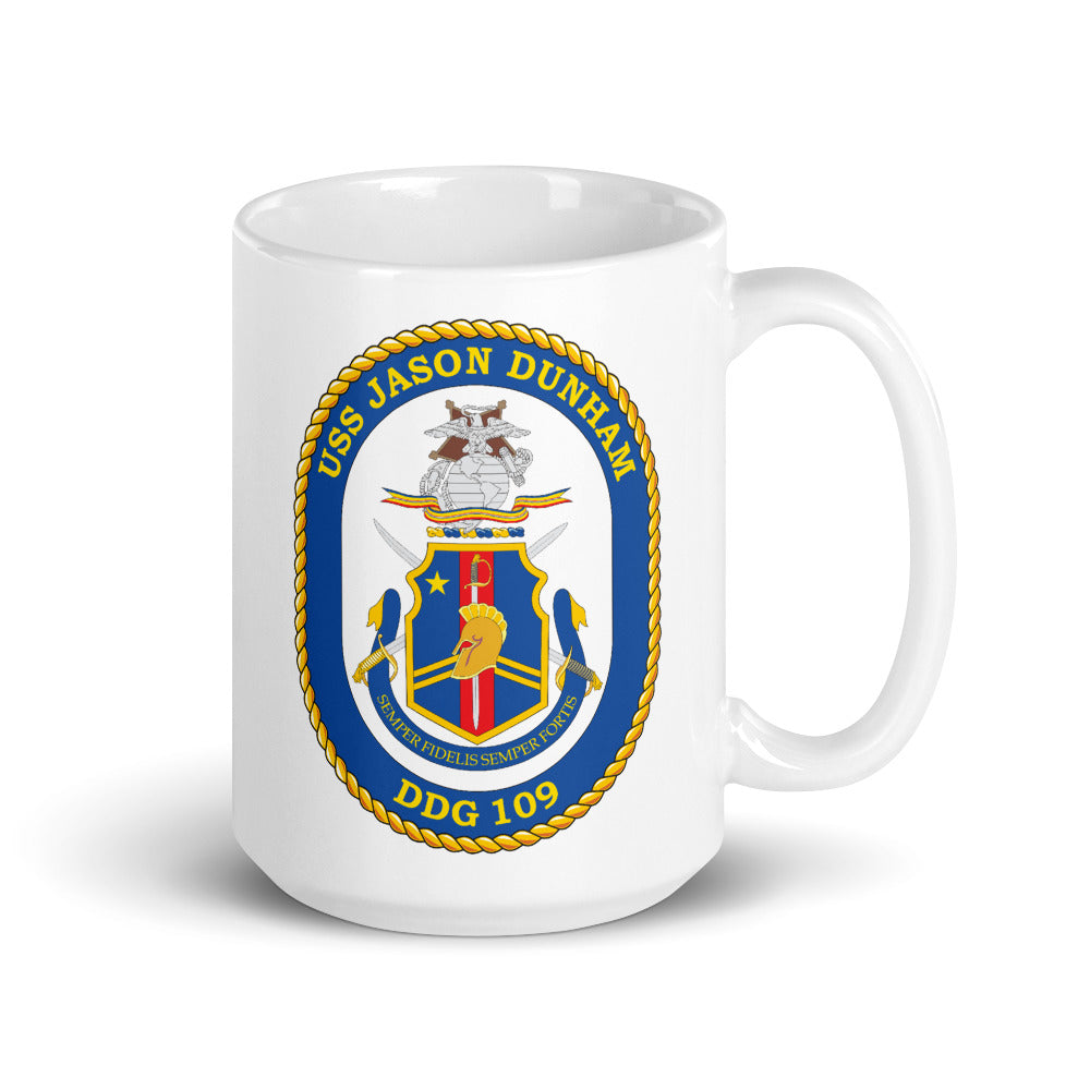 USS Jason Dunham (DDG-109) Ship's Crest Mug