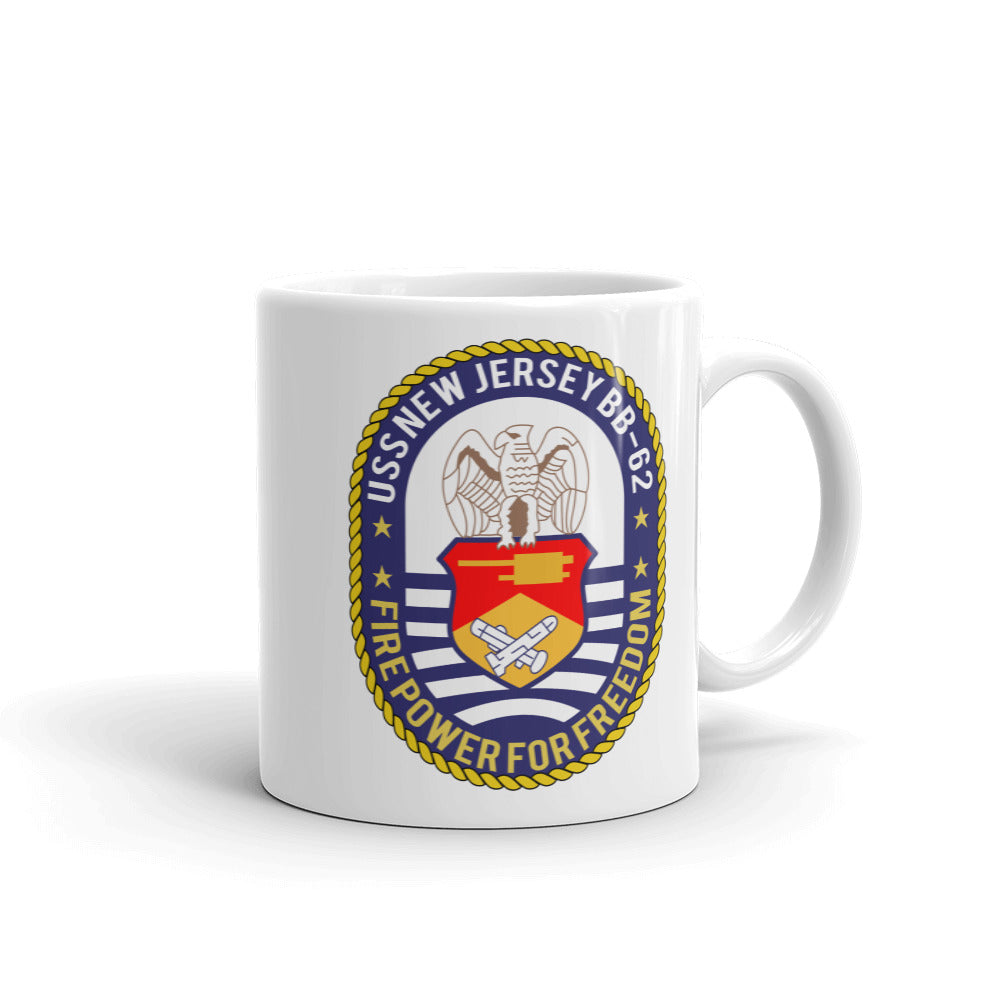 USS New Jersey (BB-62) Ship's Crest Mug