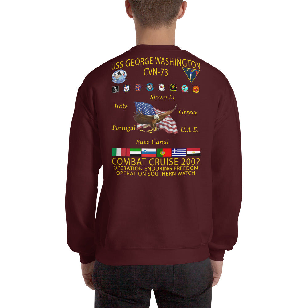 USS George Washington (CVN-73) 2002 Cruise Sweatshirt