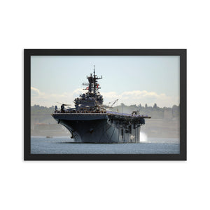 USS Bonhomme Richard (LHD-6) Framed Ship Photo