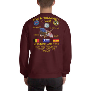 USS Normandy (CG-60) 2018 Cruise Sweatshirt