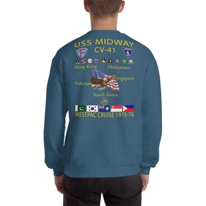 USS Midway (CV-41) 1975-76 Cruise Sweatshirt