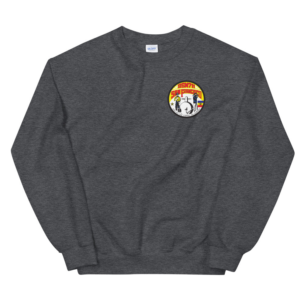 USS San Francisco (SSN-711) Ship's Crest Sweatshirt