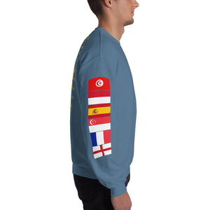 IKE CUSTOM w/FLAGS - E HUGHES - Sweatshirt