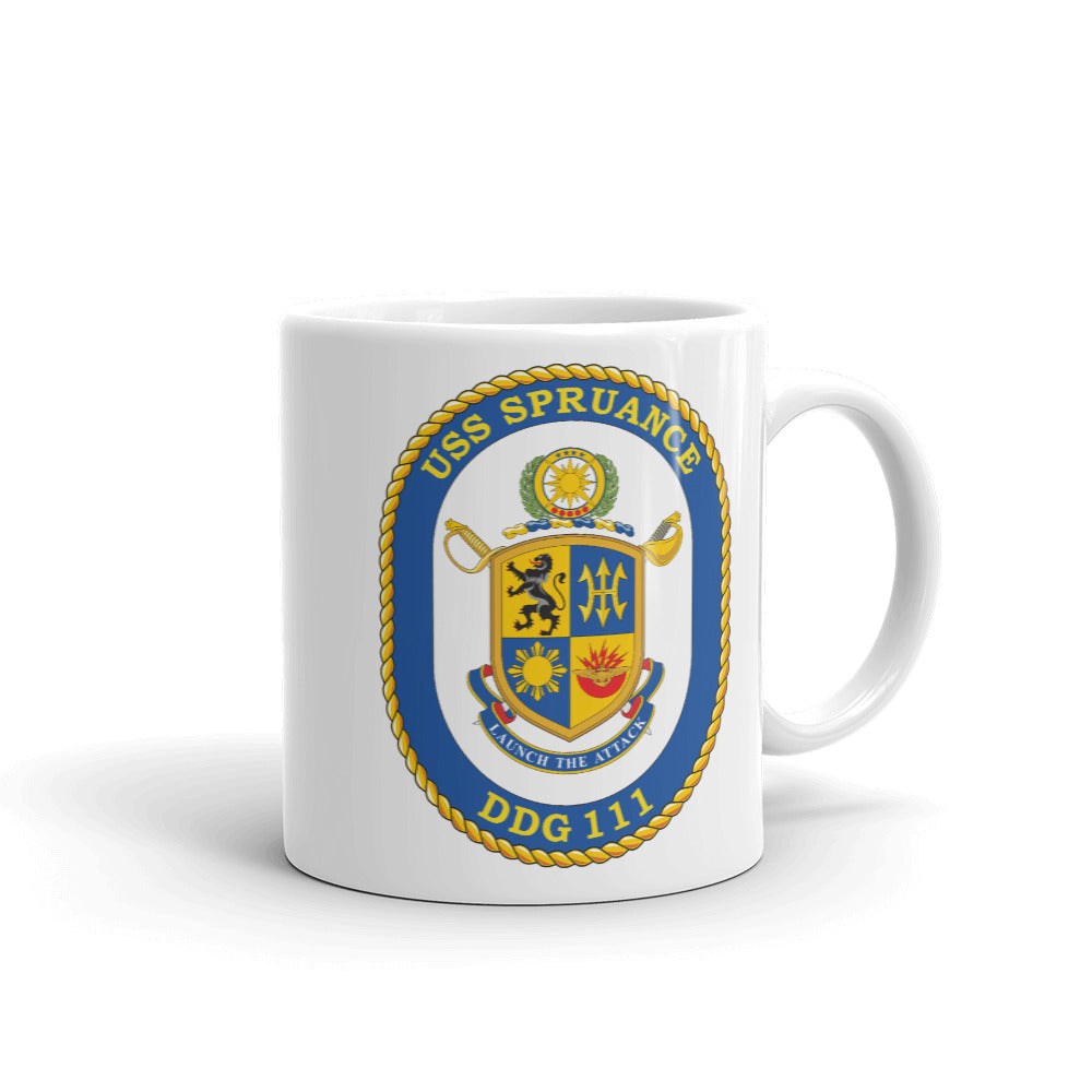 USS Spruance (DDG-111) Ship's Crest Mug
