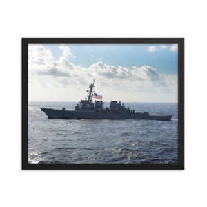 USS Curtis Wilbur (DDG-54) Framed Ship Photo