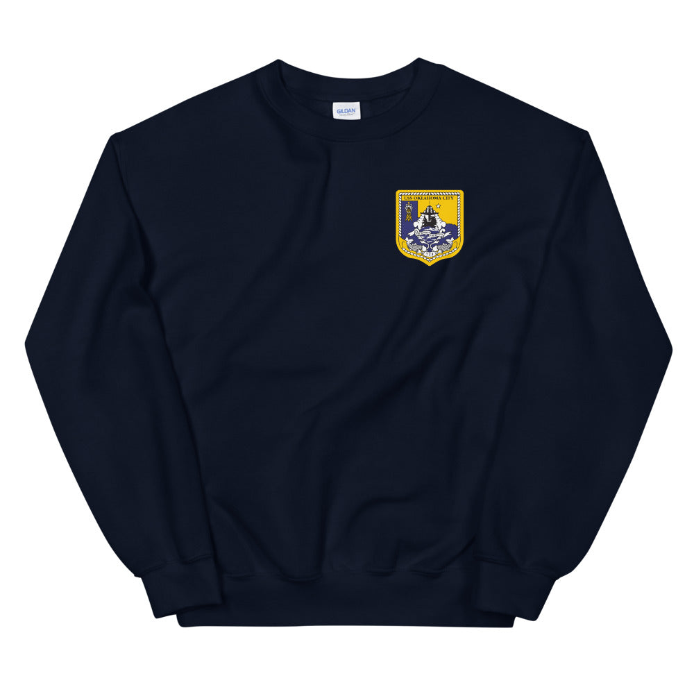 USS Oklahoma City (SSN-723) Ship's Crest Sweatshirt